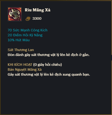 Rìu Mãng Xà Rìu Mãng Xà