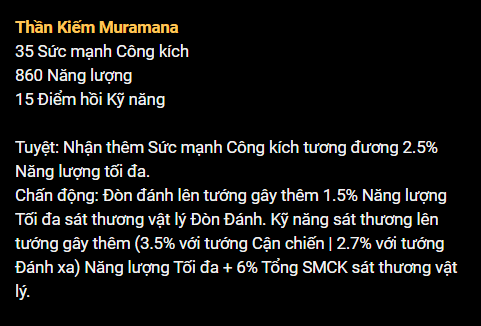 Thần Kiếm Muramana Thần Kiếm Muramana