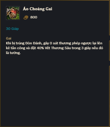 Áo Choàng Gai Áo Choàng Gai