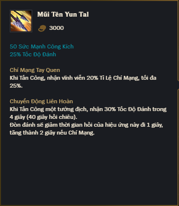 Mũi Tên Yun Tal